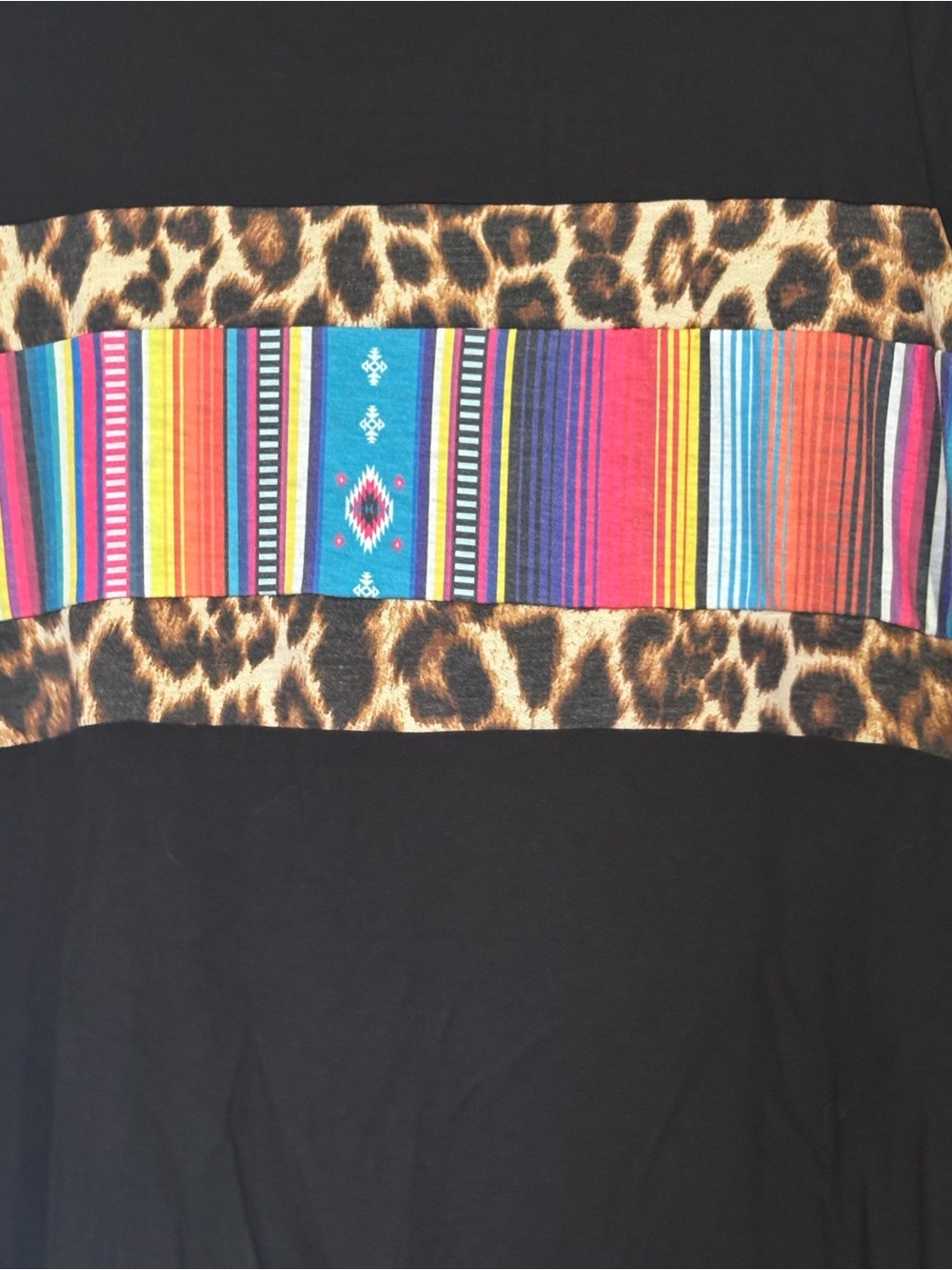 Avery•Leopard&Aztec Design Top - Picture 2 of 5